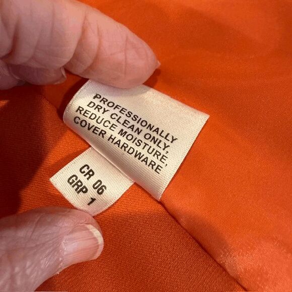 St. John Sport Clementine Stretch Twill Blazer Gold-tone Buttons Size Small - Picture 9 of 15